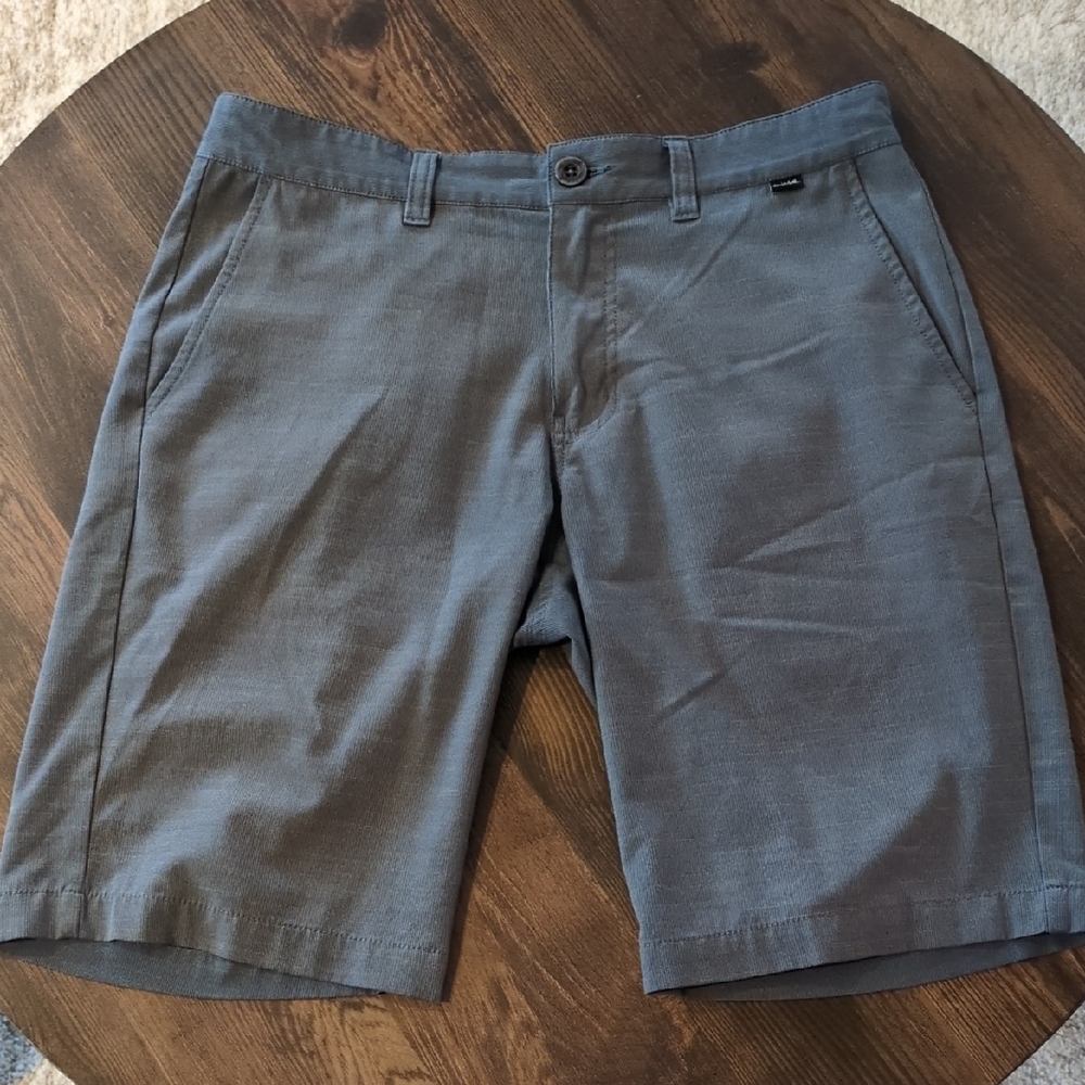 Travis Mathew Gray Flat Front Performance Shorts